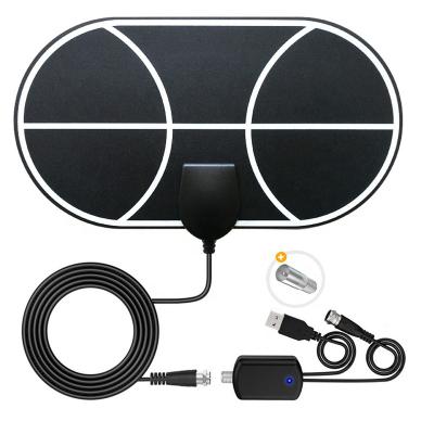 China Al 360 Degree 1080P HDTV Antenna 50 Miles Range Indoor Flat 4K Digital TV Antenna DVB for sale