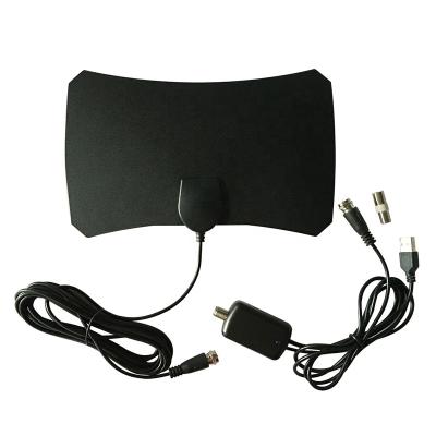 China PC Wholesale HDTV Indoor TV Antenna with Amplifier Signal Booster 4K HD Free Local Channels Support All Digital TV for sale