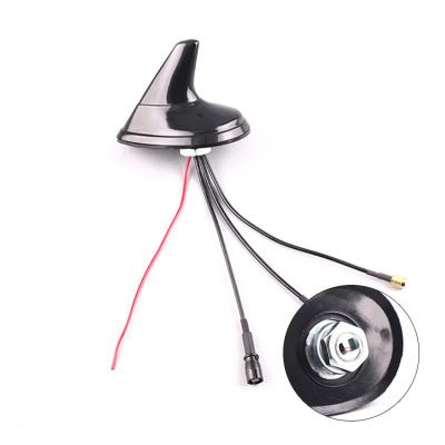 China External Waterproof Car Antenna Car Shark Fin AM FM Radio Antenna Screw Fixed Active for sale