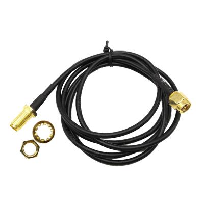 China Communication RP SMA Male To Female SMA WIFI 4G RF Communication Antenna Extension Cable RG174 Custom Length for sale