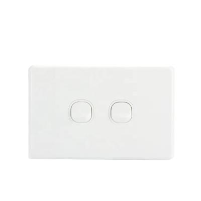 China Stylish Design YOU Types Electrical Switch U15/U19 Electrical Switch And Current 16A 2 Gang Button Wall Socket for sale