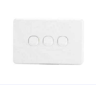 China Cool PC And You Copper Clispsal C2000 Series SAA Certification Aussie 3 Band 1Way 1Way Wall Switch for sale