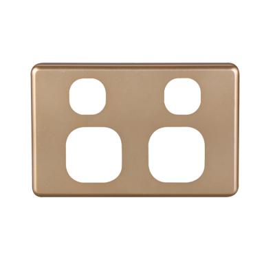 China Residential / Multi-Purpose YOU Safety Power Point Cover Gold Color Electrical Waterproof Outlet Cover for sale