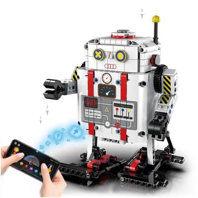 China Electronic Toy Electric Toys Remote Control Robot Building Blocks Toys Set For Boys And Girls for sale