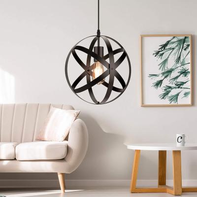 China Industrial Spherical Farmhouse Chandelier Adjustable Metal Branch Chandelier for sale