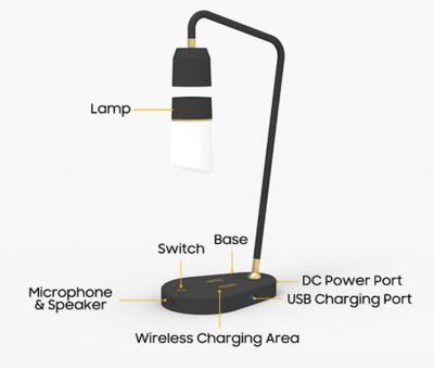 China Ebay modern hot sale lights lamp rechargeable creative magnetic levitating eyecaring desk lamp for sale