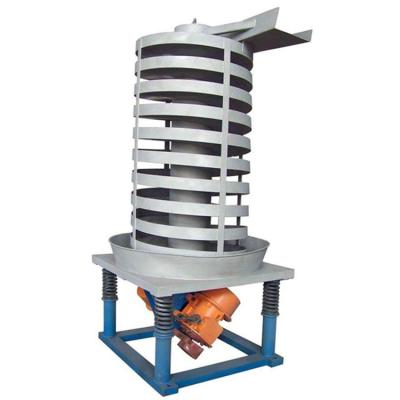 China Vertical Climbing Spiral Screw Conveyor Economical Multifunctional Vibration Crane For Puffed Snacks Pellets for sale