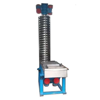 China Hot Selling Materials Granular Drying Spiral Stainless Steel Top Cooling Vertical Screw Elevator Elevator for sale