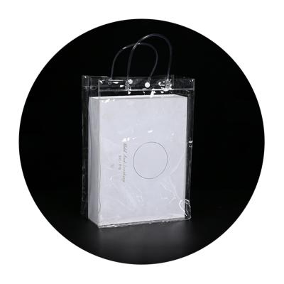 China Shopping Bags 2020 Wholesale Eco-friendly Waterproof Clear PVC Plastic Transparent Tote Beach Bag For Sale for sale