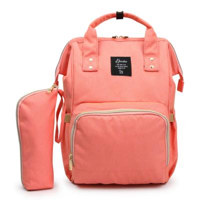 China Multifunctional Large Capacity Waterproof Mummy Backpack Bag Mother Baby Diaper Bag for sale