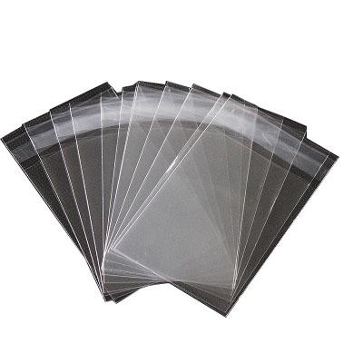 China Custom opp bag clothing packaging bag eco-friendly transparent self-adhesive plastic pe bag for sale