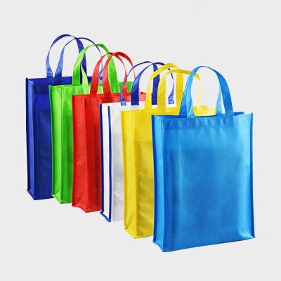 China Eco - Friendly Recyclable Non Woven Folding Bag Pla Non Woven Shopping Bag For Promotion for sale