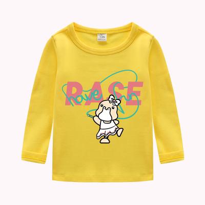 China Spring and autumn compressed children long sleeve shirts boys and girls long sleeve cute cartoon shirts girls shirts for sale