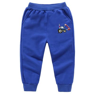 China Fade Proof Spring and Autumn Slim Color Track Pants Cartoon Printing Sports Casual Pants for Boys and Girls for sale