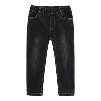 China Color Fade Proof Spring and New Autumn Kids Boy Pants Solid Color Jeans for Boys and Girls Fashion Slim Jeans for sale