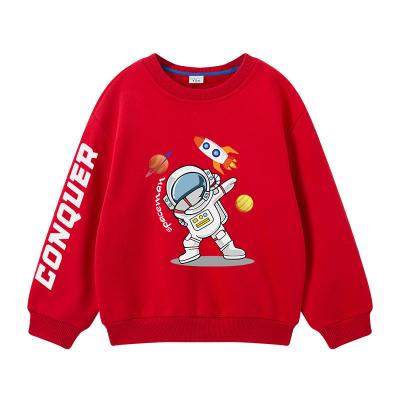 China Anti-pilling 2021 autumn cartoon sweater children's sweater boys and girls plus velvet warm sweater for sale