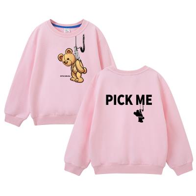 China Anti-pilling clothing wholesale children's spring and autumn boys round neck cotton sweater round cartoon thin sweater for sale