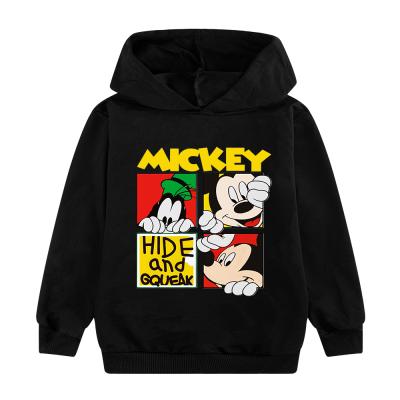 China Anti-pilling mickey autumn hoodies casual and comfortable boys and girls cartoon wholesale custom hoodies for sale