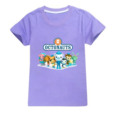 China Wholesale Custom Children's T-shirt Printing Girl Game Cartoon Shirt Breathable 3-15 Years Old 100% Cotton Short Sleeve Tops for sale