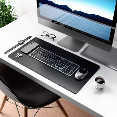 China Large Non-slip Viable Cheap Leather Desk Mats Placemat Writing Pad Desk Mat For Home Play for sale