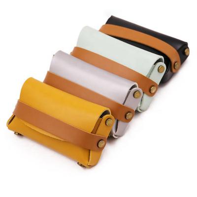 China Simple Viable 2021 Mini Cosmetics Organizer Pouch Coin Leatherette Purse Bag Earphone Protective Case Lipstick Storage Bags for sale