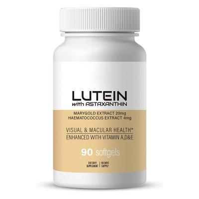 China Anti-aging oem service for lutein with astaxanthin  softgels for sale