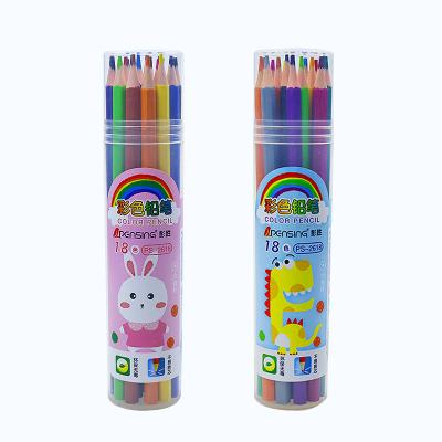 China Personalized Entertainment Natural Wood Rainbow Colored Pencils 18 Packs 12 Packs 24 Packs 36 Packs 48 Packs For Coloring Book for sale