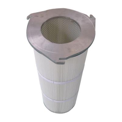 China 3 Lugs Industrial Air Filter , Aluminum Cap Dust Extraction Filters GTJ3266 Model for sale