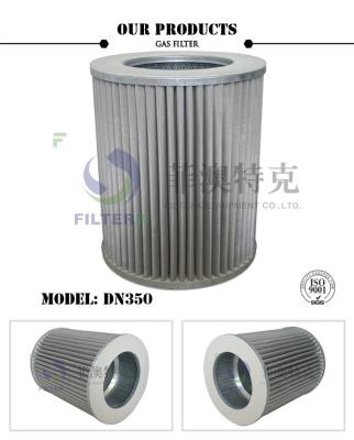 China Artificial Coal 50 Micron Filter Bolt Hole Construction For Natural Gas Purification for sale