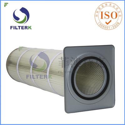 China Air Industrial Dust Filter Flange Type With Cellulose Media F7 - F8 Efficiency for sale