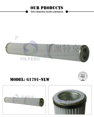 China Pool Pump Cartridge Filter Element Industrial Polyester Cylindrical Thread for sale