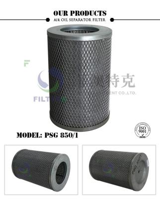 China Cartridge Synthetic Oil Filter Closed With Bolt Hole , PSG848 50 CFM Fuel Oil Filter for sale