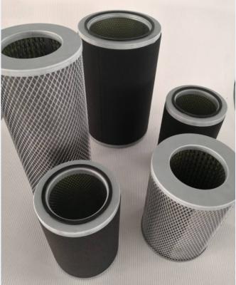 China Coalescing Oil Mist Filter Element 125 CFM With Galvanized Sheet End Cap for sale