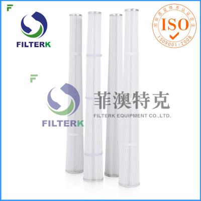 China Blower Industrial Air Filter Cartridge Cylindrical Thread Construction for sale