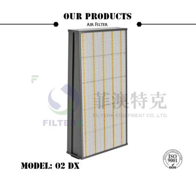 China 300Pa Initial Resistance Flat Panel Filter For Gas Turbine Air Inlet AAF 02 DX Model for sale