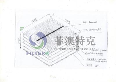 China Inlet Pleated Panel Filter 2st 5929010120 Spare Parts For Centrifugal Compressors for sale