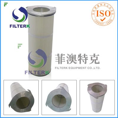 China Three Lugs Industry Pleated Filter Cartridge For Painting House , Longlife for sale