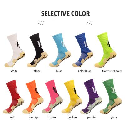 China Wholesale High Quality Breathable Custom Logo Whale Grip Anti Slip Whale Grip Soccer Socks Cotton Sports Soccer Socks for sale