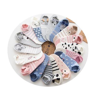 China Summer Calcetines De Mujer Beautiful Colorful QUICK DRY Cute Animal Pattern Cotton Whale Socks Stockings Cut No Show Socks For Women for sale