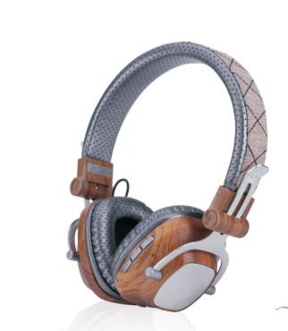 China BT89 bluetooth v3.0 headphone stereo wireless bluetooth headphones for smart  phone wood grain headphone for sale