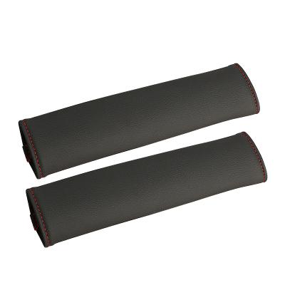 China Simple color without the 2PSSoft model car seat belt pillow seat belt pillow shoulder pad leather auto parts for sale