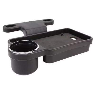 China Simple Color Without Pattern Car Folding Table Food Drink Bottle Cup Holder Storage Back Seat Tray Desk Tablet Phone Mount Holder Travel for sale