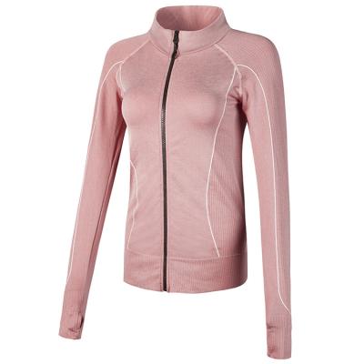 China Anti Static Long Sleeve Knit Slim Fashion Sports Top for sale