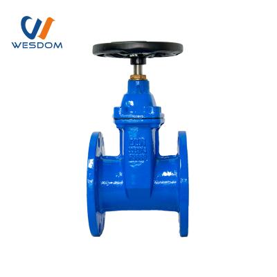 China Water Gate Valve Ductile Iron Carbon Steel Water Flange Gate Valve PN16 Cast Iron Valve for sale