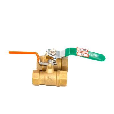 China Aquatic Plant Ball Valve 2.5 Inch Brass Ball Valve PN25 Cheap Quality High Price for sale