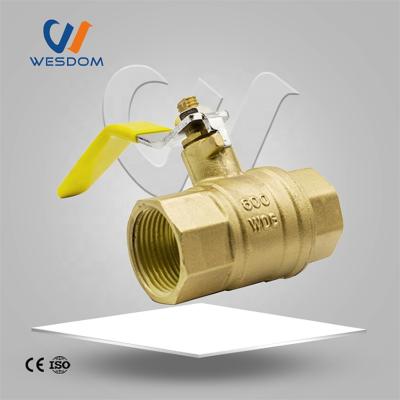 China General Thread Gas Brass Ball Valve And Fittings Manufactures Angle Brass Ball Valve for sale