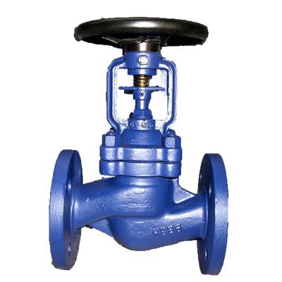 China High Temperature Water Steam Thermal Oil Manual Operated Cast Steel WCB Bellows Seal Globe Valve for sale