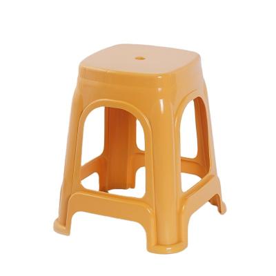 China Foldable Plastic Stool Square Cheap High Quality Plastic Stacking Stool Small Stored Chair for sale