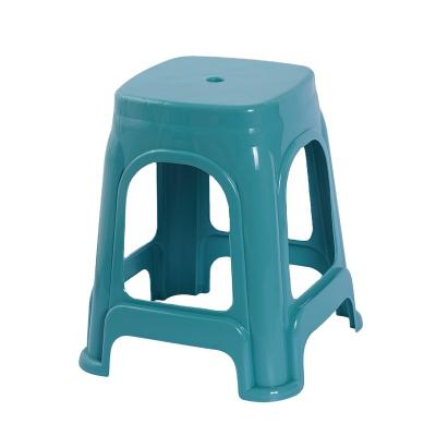 China Economy foldable bathroom red plastic stool thickened portable simple household plastic chair for living room for sale