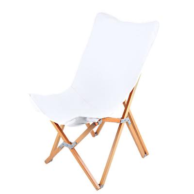 China Durable Wholesale Contemporary Contracted Outdoor Wooden Foldable Adults Light Weight Carry Camping Chair Beach Chairs for sale